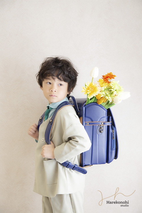 入学記念はランドセルフォトを残そう｜愛知フォトスタジオ【ハレこの日 